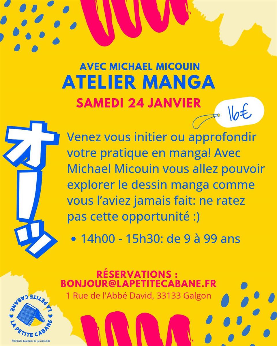 Atelier Manga à la Petite Cabane