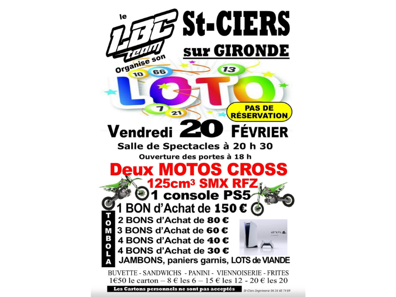 Loto du LBC TEAM
