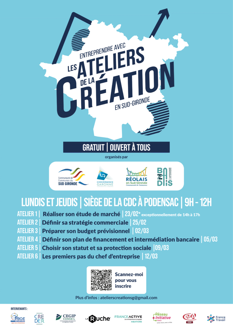 Ateliers de la Création pour Entreprendre à Po ...