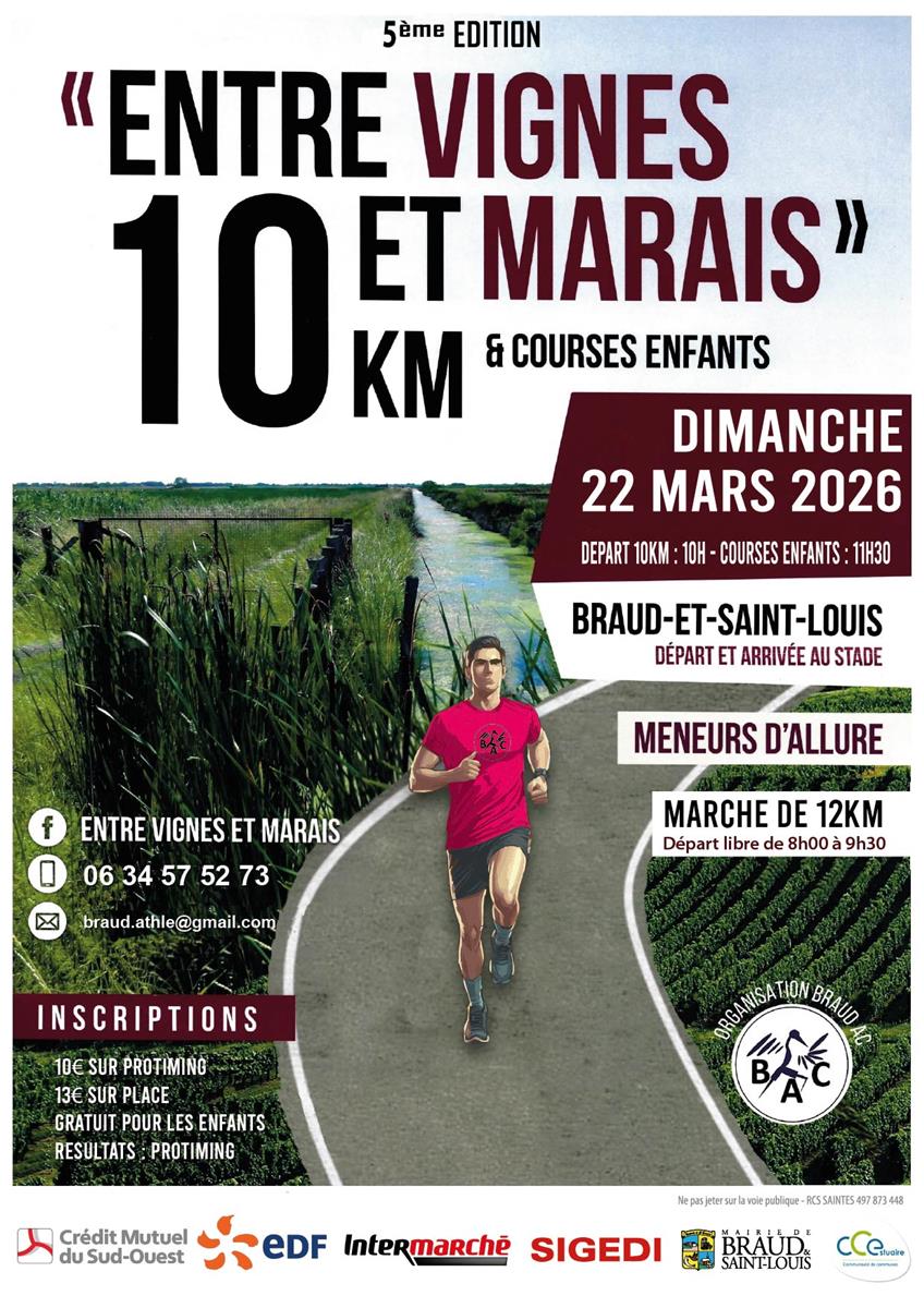 10 km entre vignes et marais
