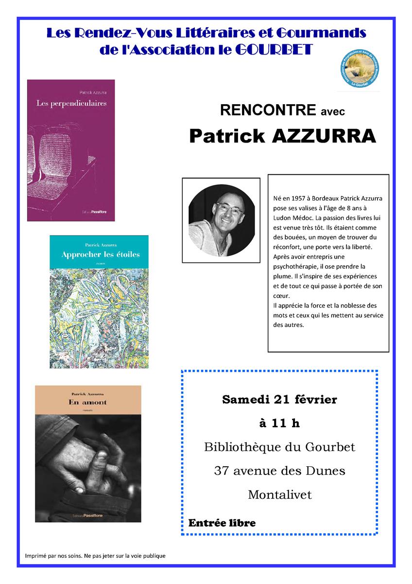 Rencontre avec Patrick Azzurra