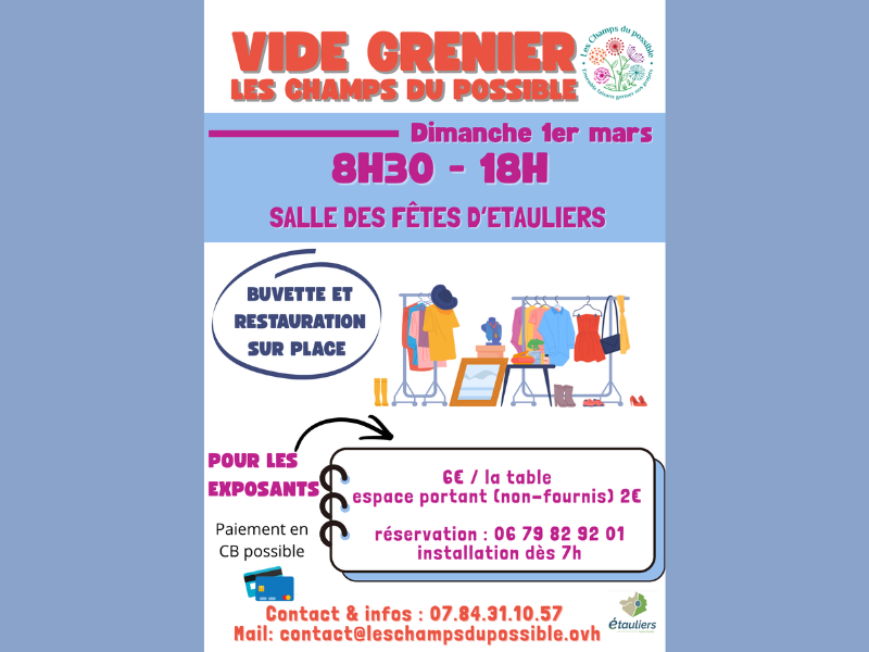Vide Grenier à Etauliers