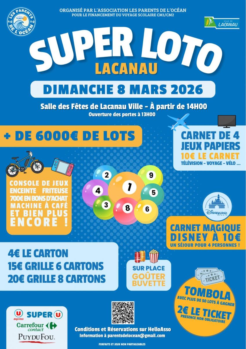 Super Loto Lacanau 8Mars