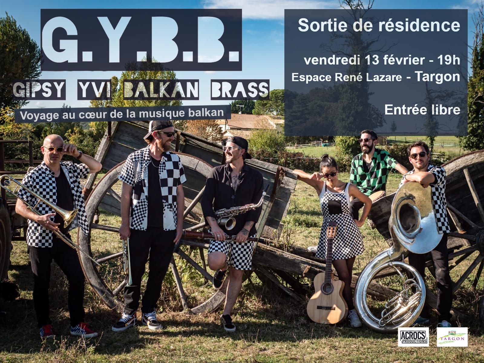 Sortie de résidence - Gipsy Yvi Balkan Brass ( ...