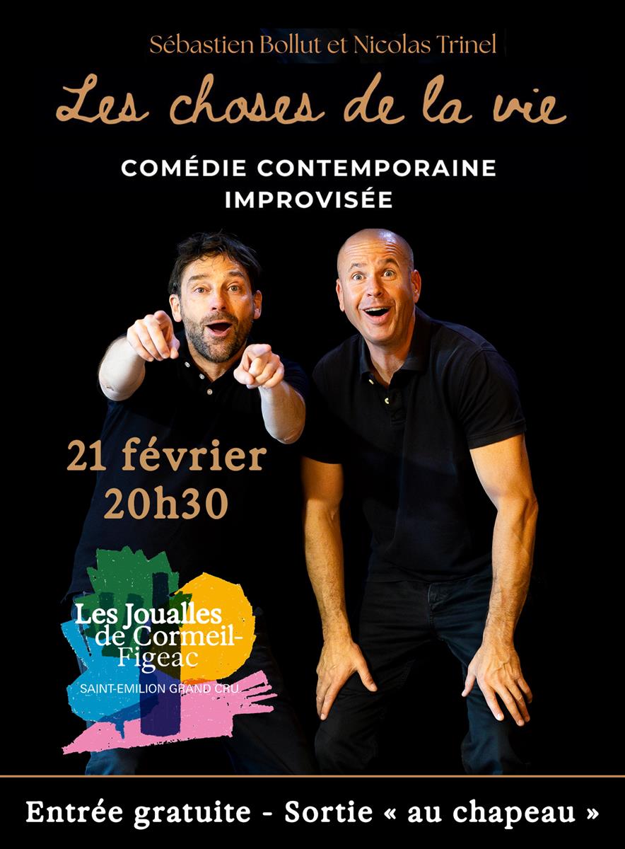 Spectacle "Les choses de la vie" aux Joualles  ...