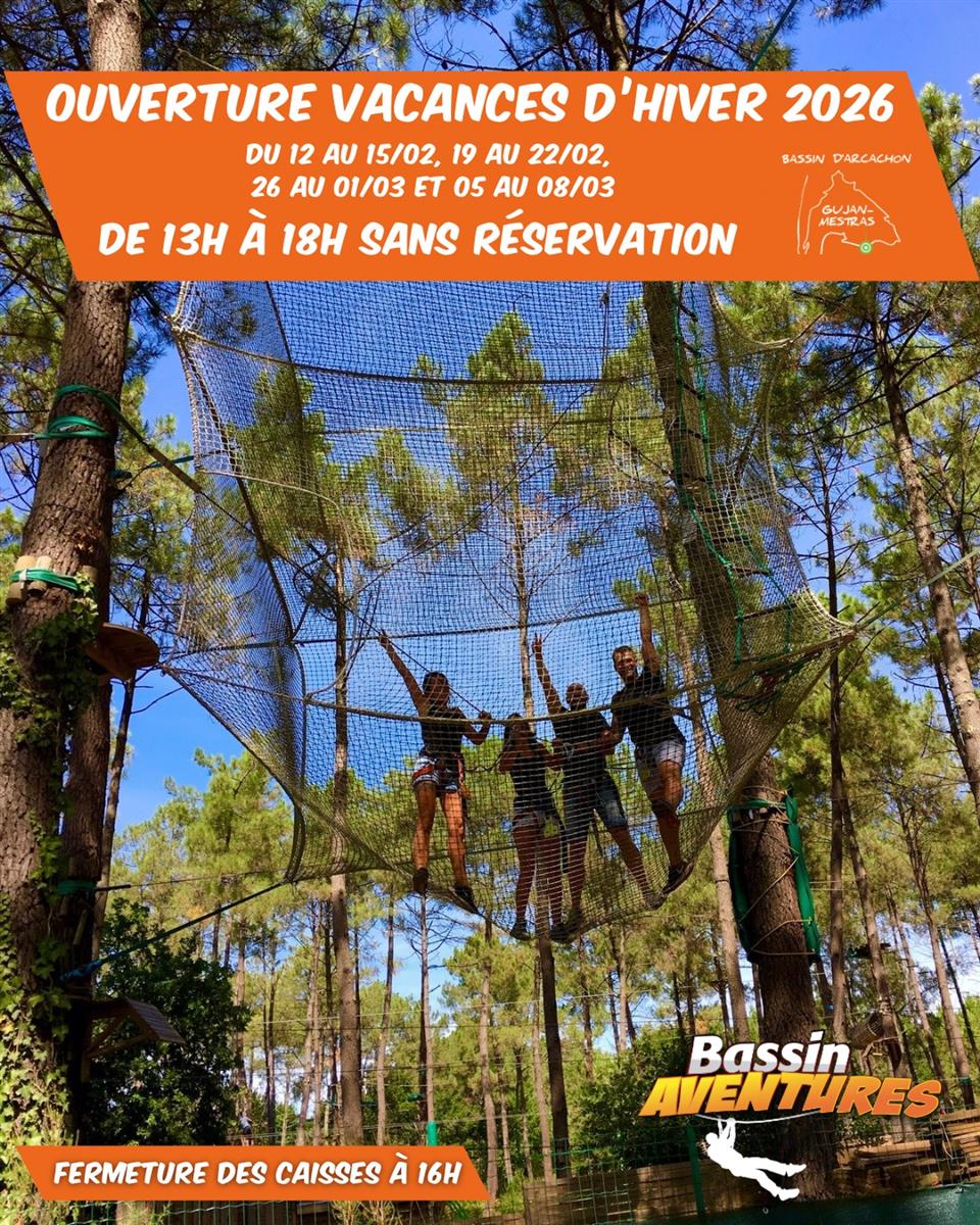 Bassin Aventures - Parc d'accrobranche