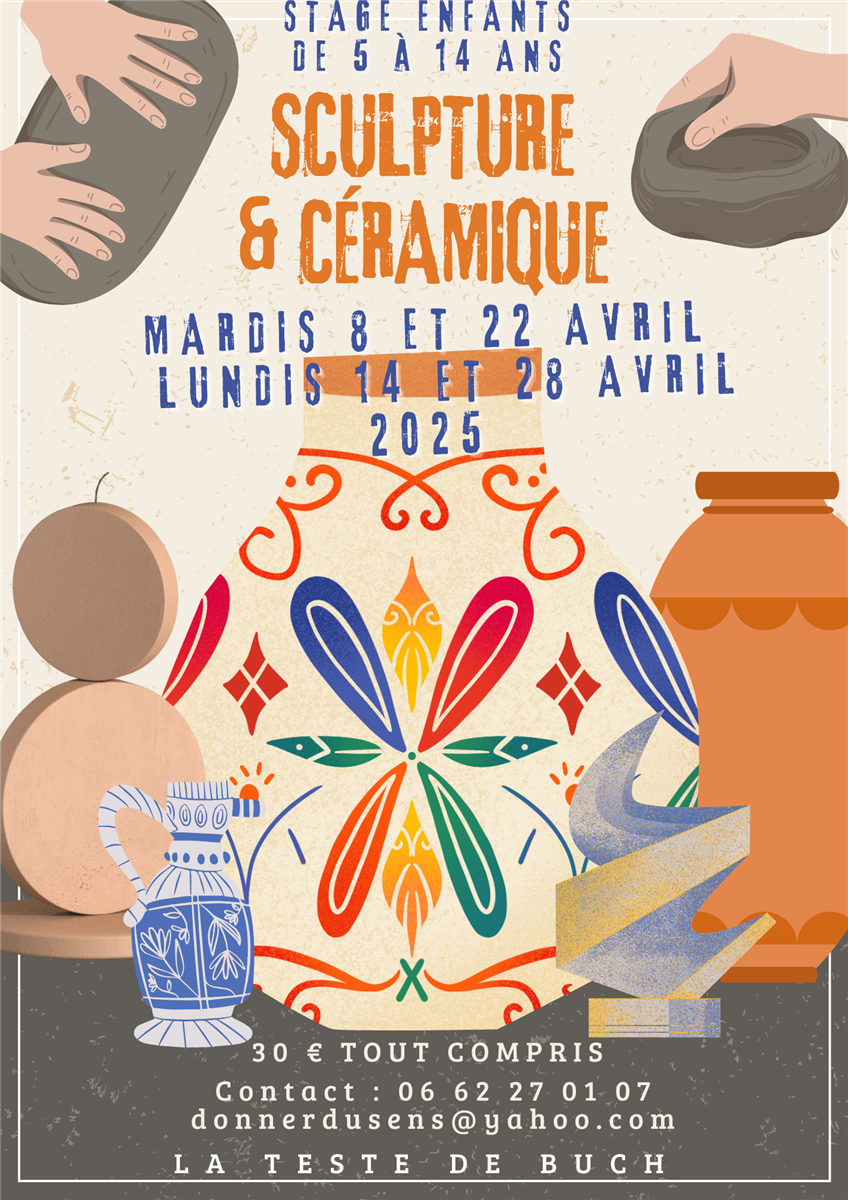 Travail de l'Argile - Stages enfants/ados