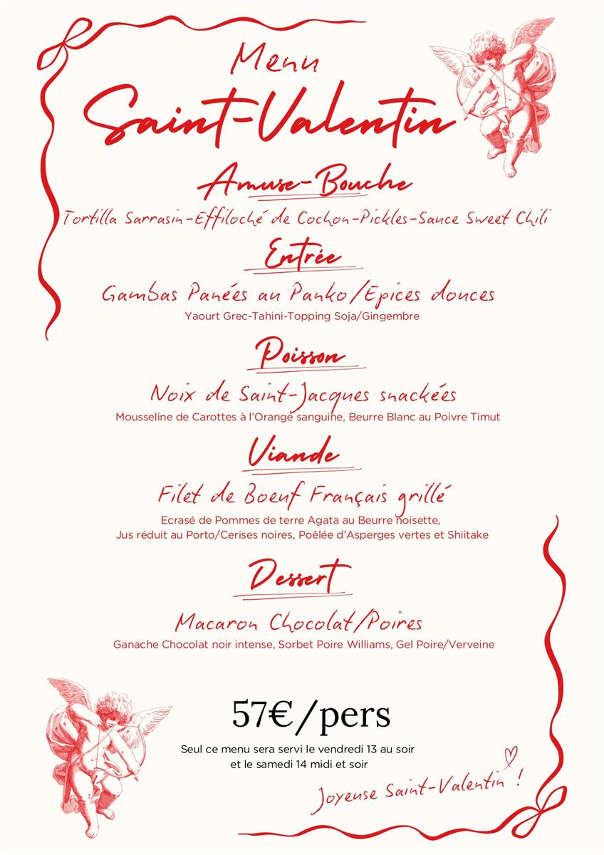 Saint-Valentin à la "Brasserie Foch"