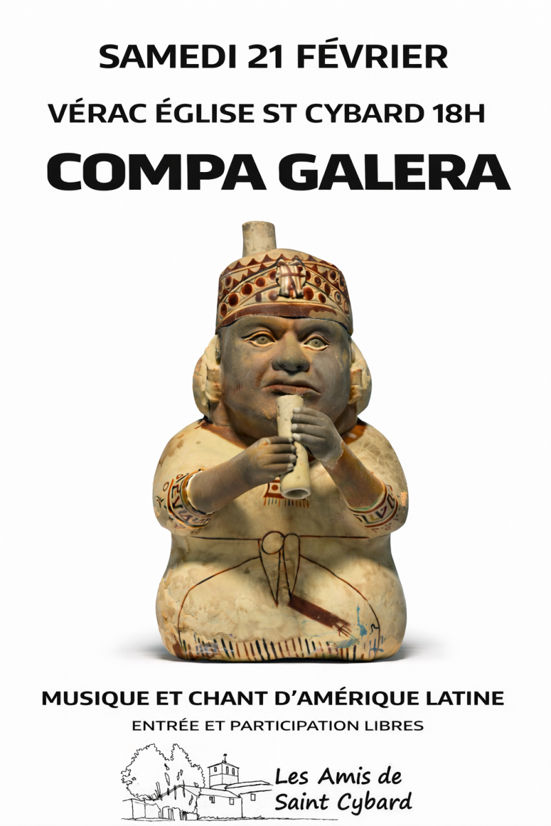 18 h Eglise St Cybard - Récital COMPA GALERA - ...