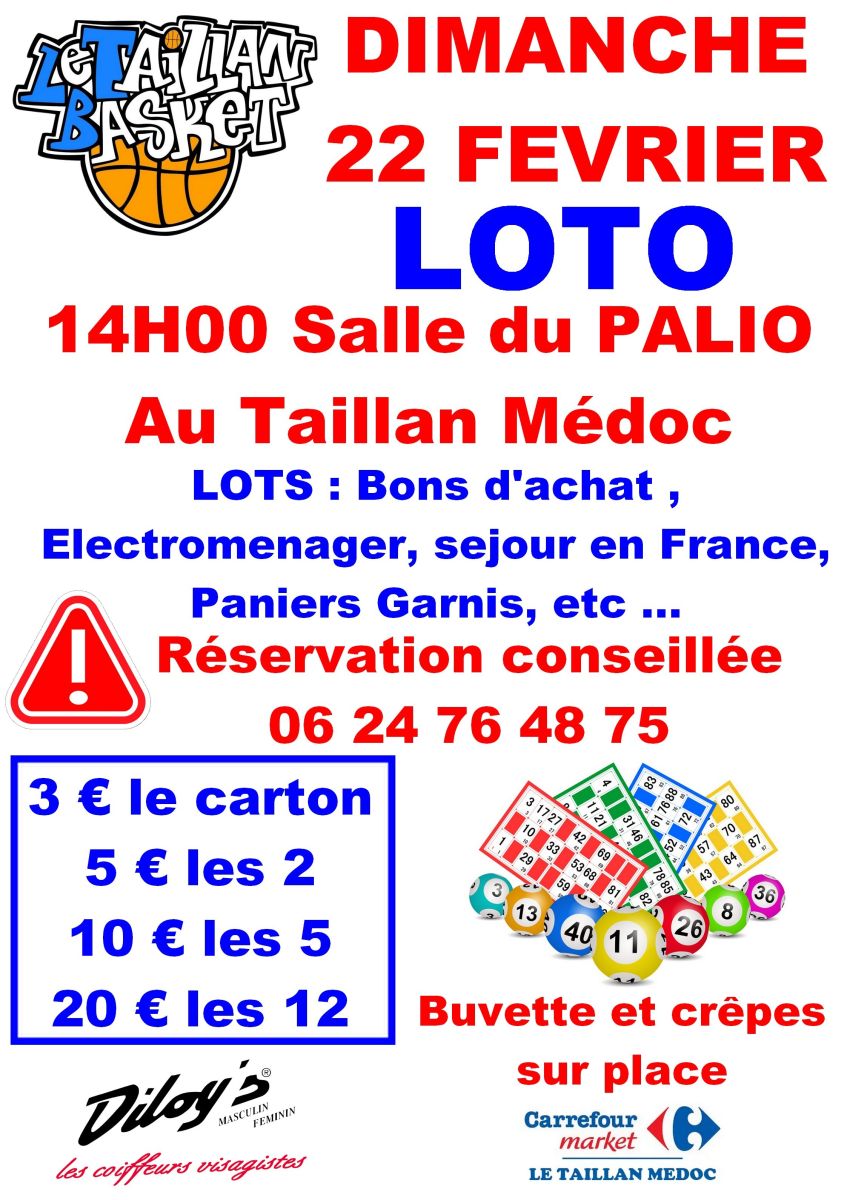 LOTO DU TAILLAN BASKET