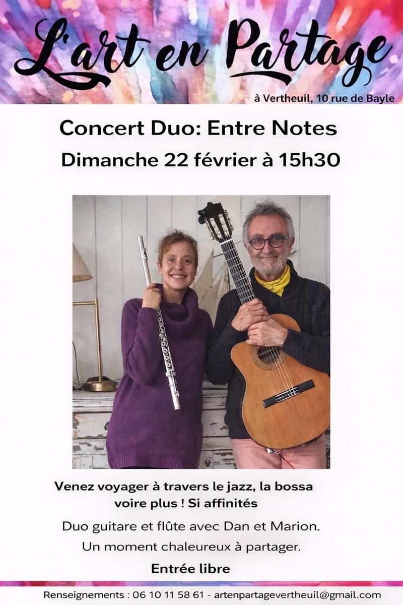 Concert Duo : Entre Notes