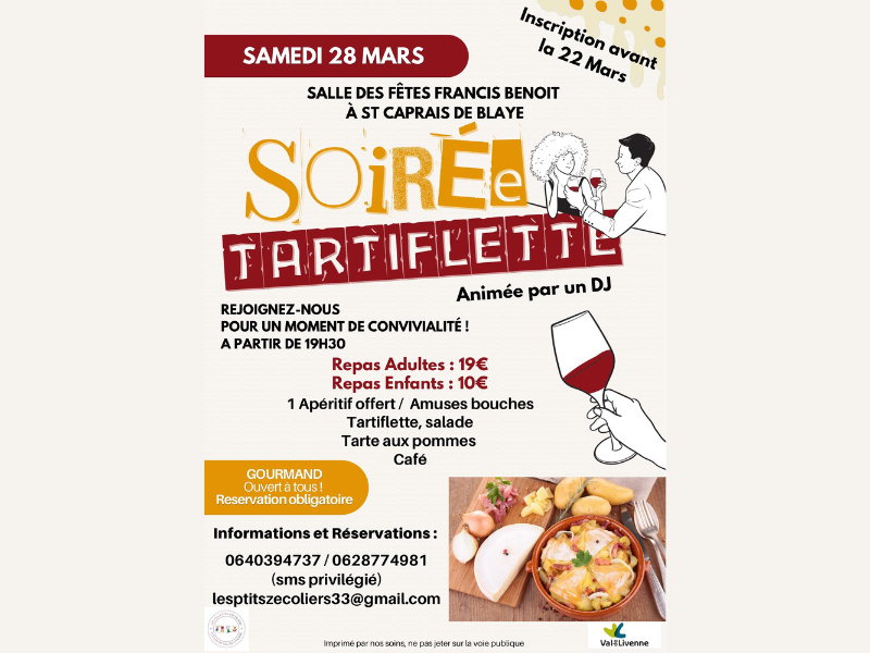 Soirée Tartiflette