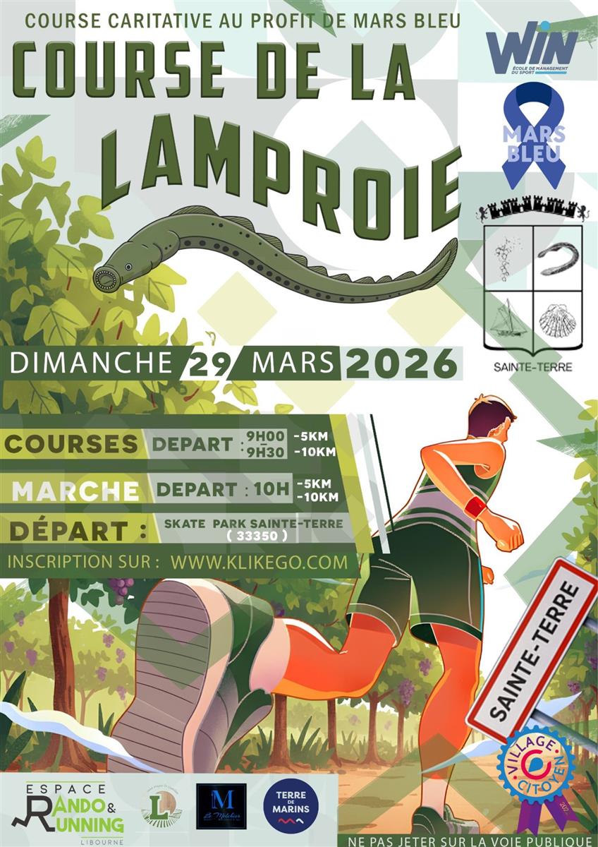 Course de la Lamproie à Sainte-Terre