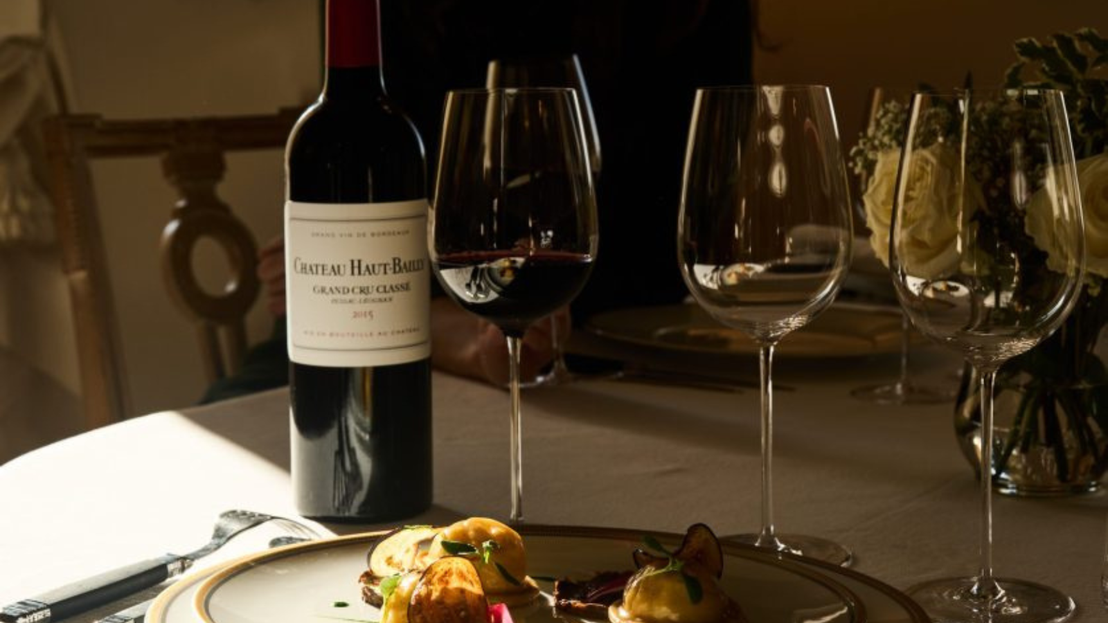 Dîner à 4 mains au Château Haut-Bailly, avec V ...