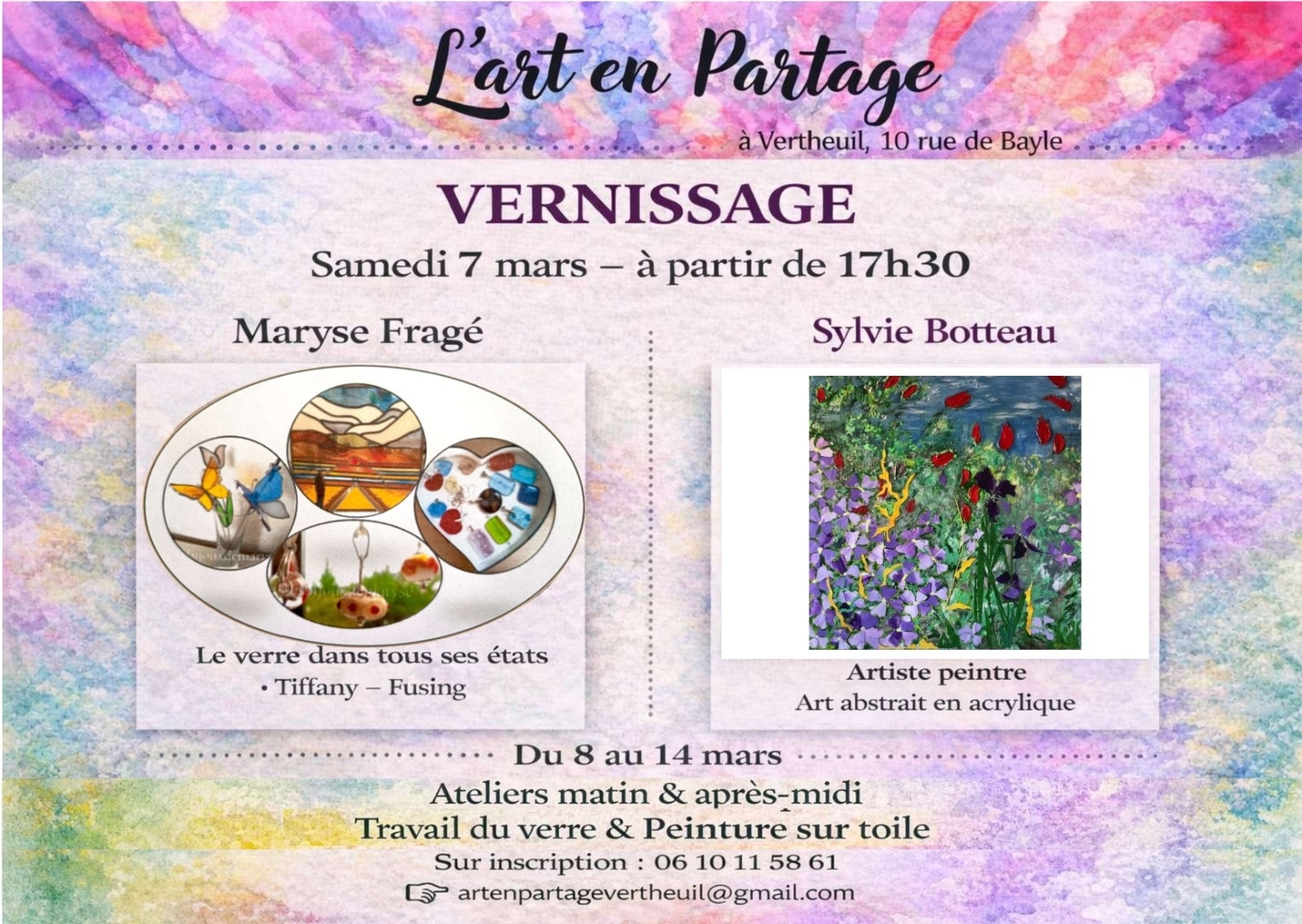 Vernissage à l'Art en Partage