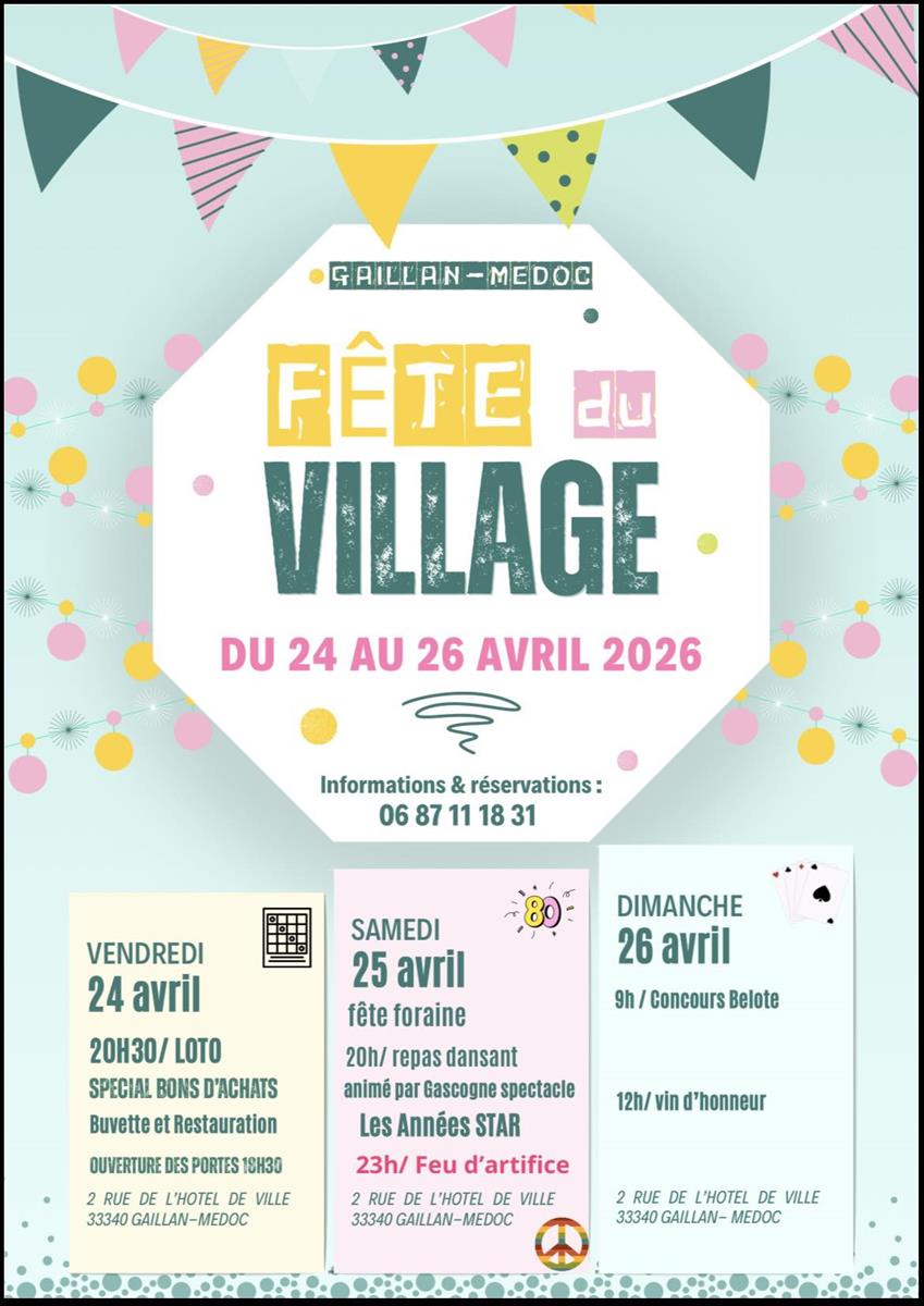 Fêtes locales de Gaillan-en-Médoc