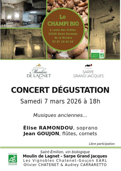 Concert dégustation