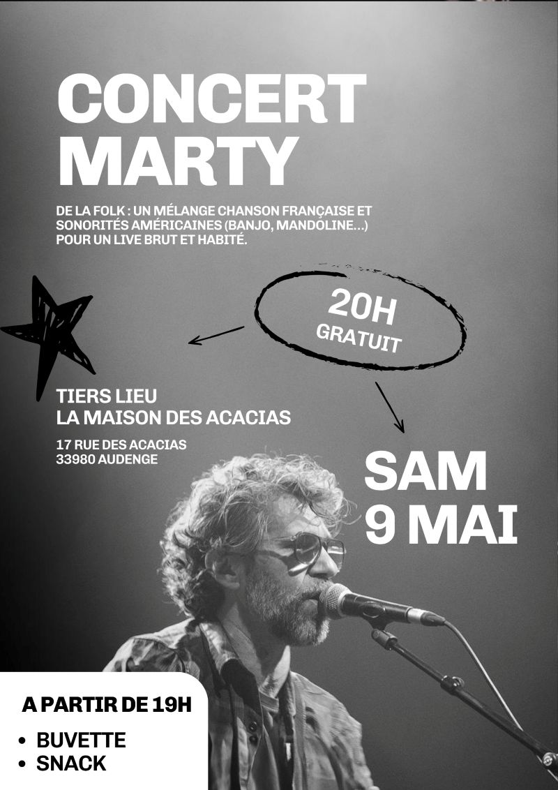 La Maison des Acacias : concert Marty