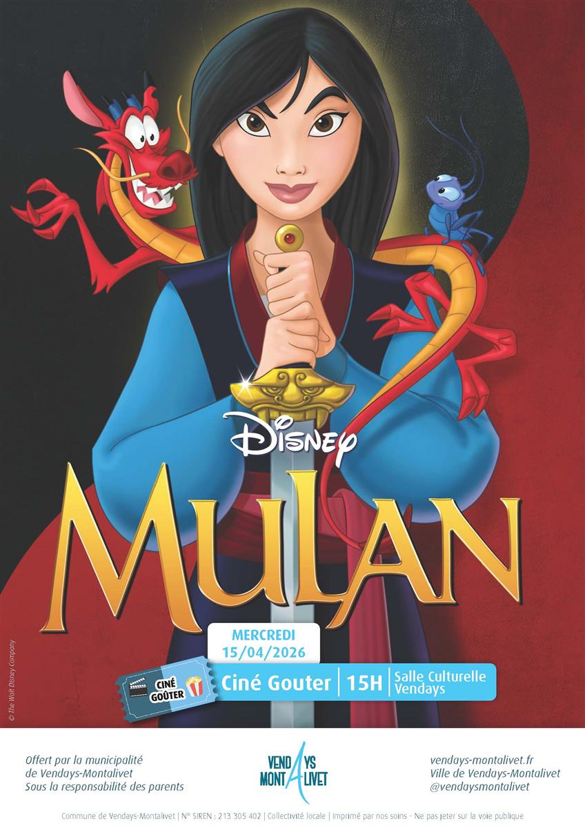Ciné Goûter "Mulan"