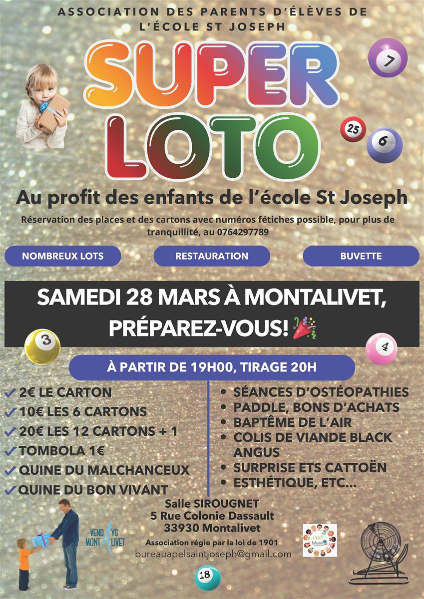 Super Loto de l'Association des parents d'élèv ...