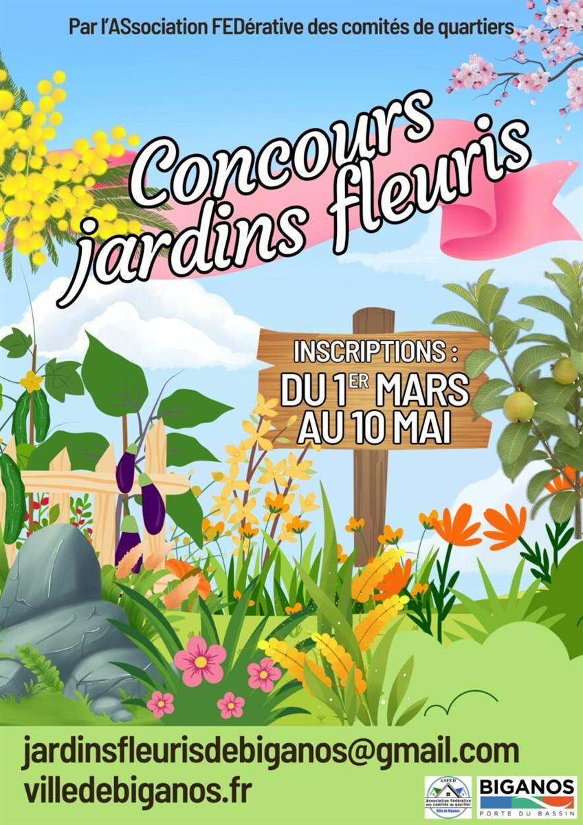 Concours jardins fleuris