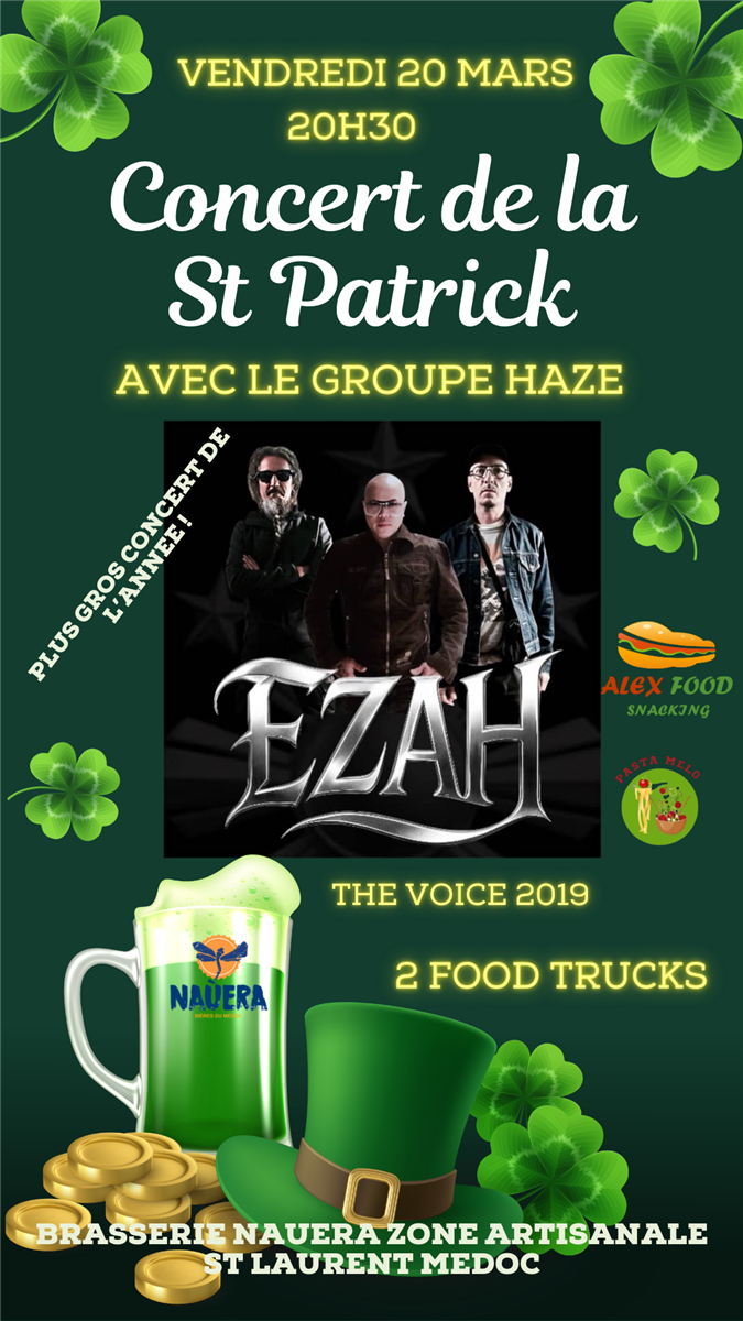 Concert de la Saint-Patrick à la brasserie Naùera
