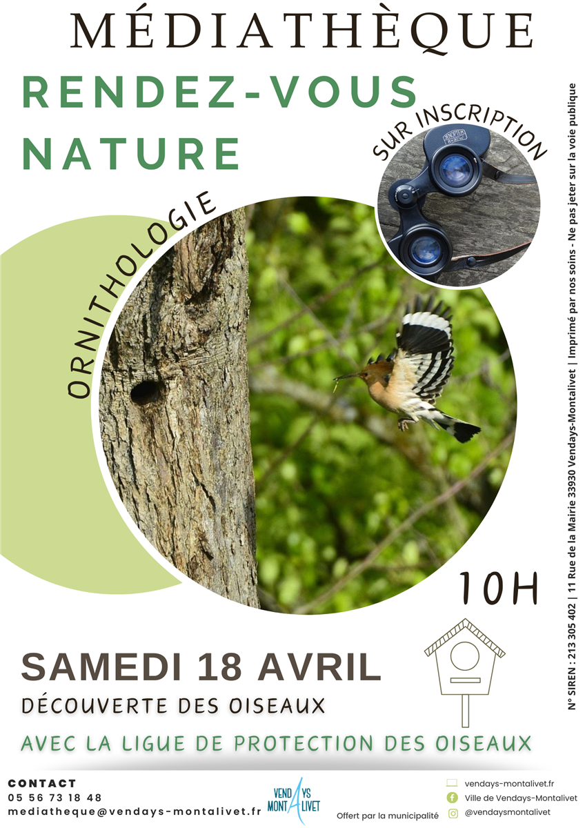 Rendez-vous Nature "Ornithologie"