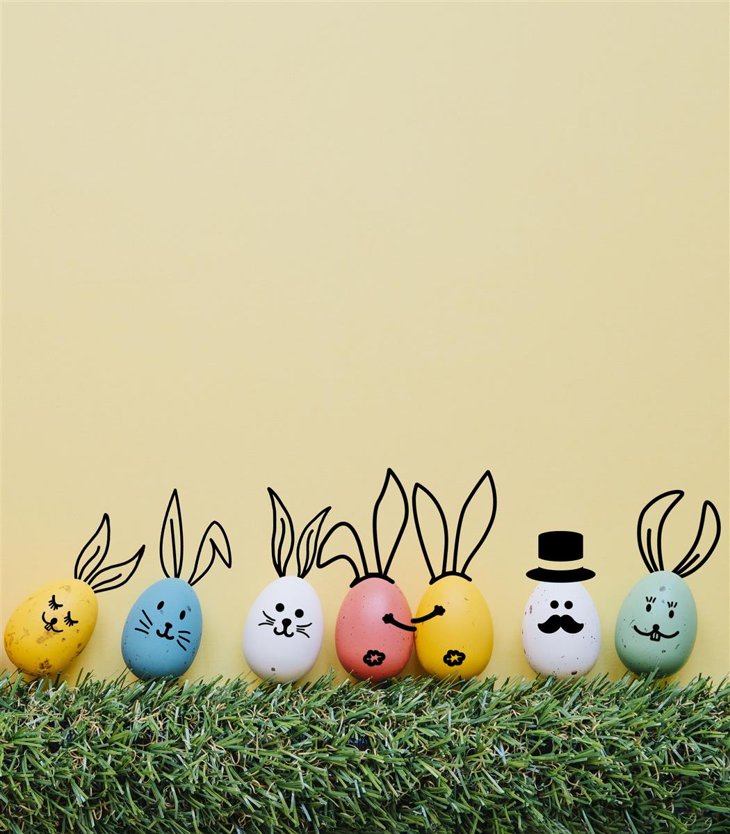 Chasse aux oeufs et omelette pascale