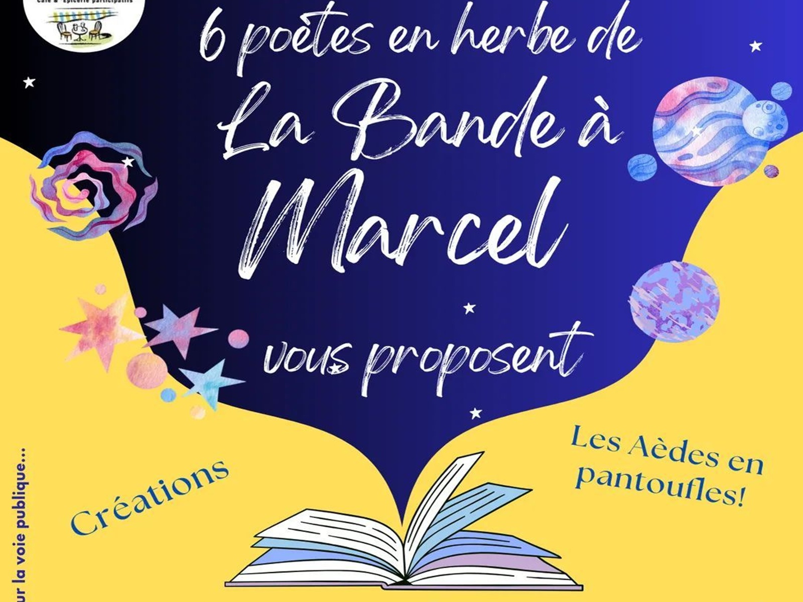 Lectures poétiques avec La Bande à Marcel