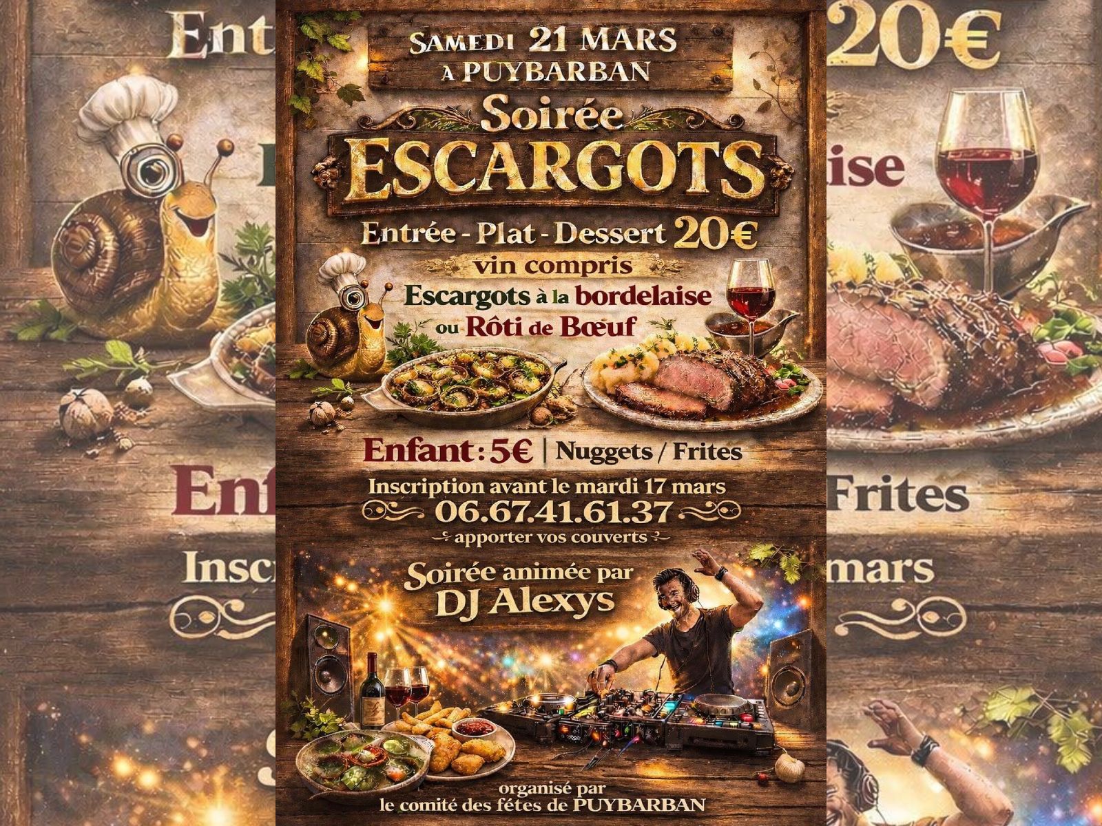 Soirée Escargot
