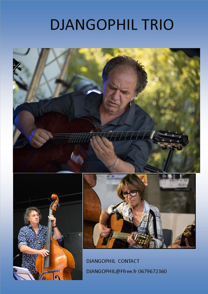 Concert Djangophil en trio à l'Ébénisterie en  ...