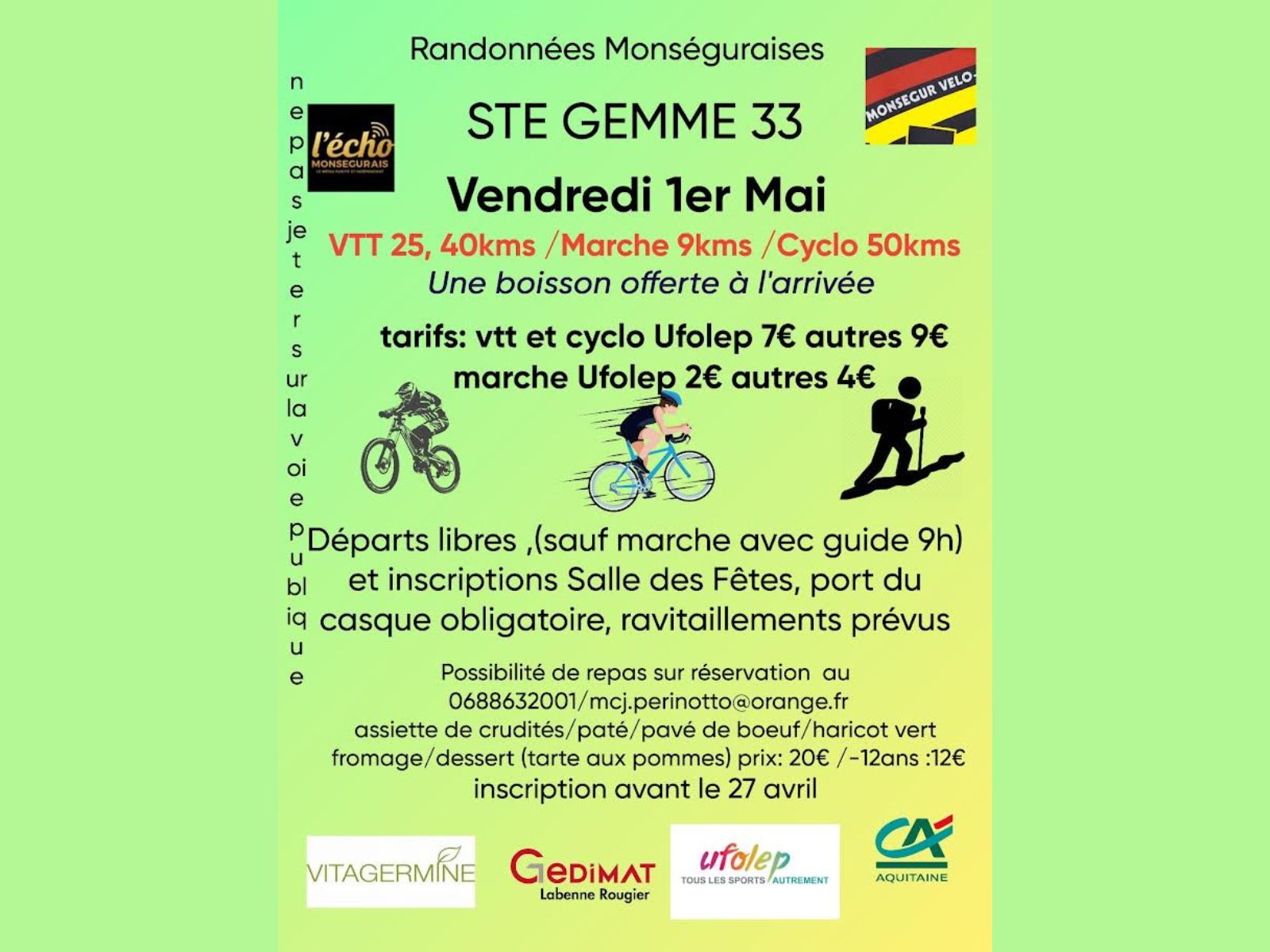 Randonnée monséguraise