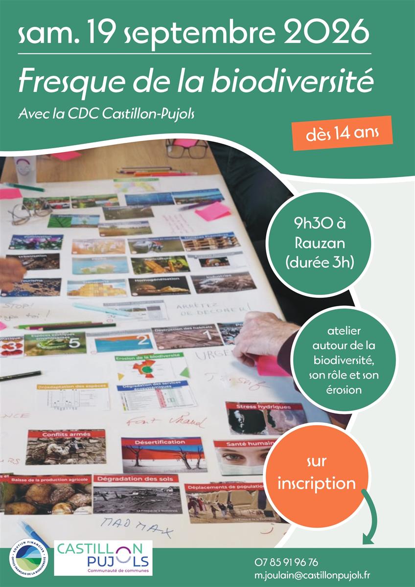 Fresque de la biodiversité