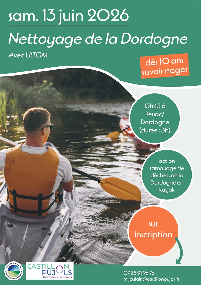 Nettoyage de la Dordogne