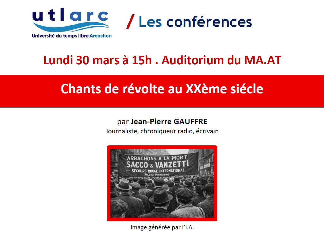 Chants de révolte au XXème siècle