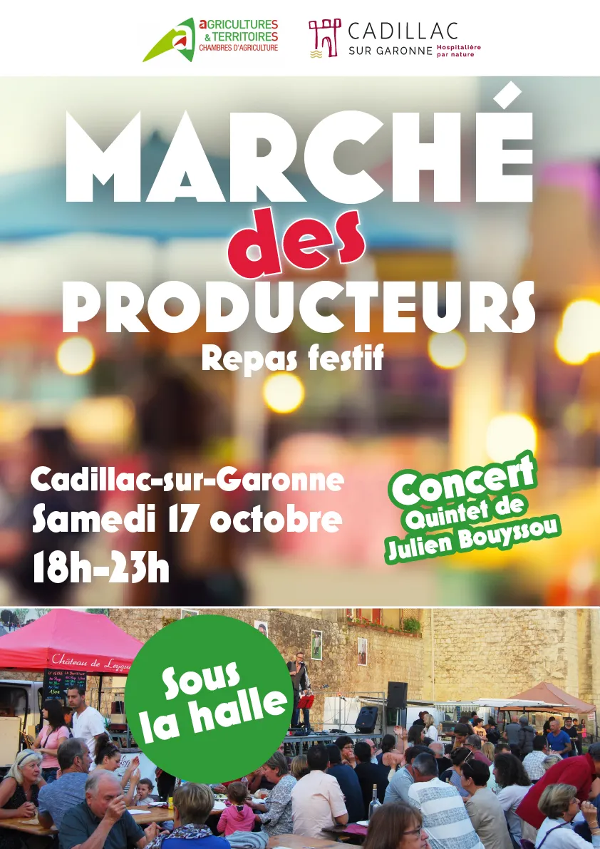 Marchés des Producteu ... - Crédit: Mairie de Cadillac | CC BY-NC-ND 4.0