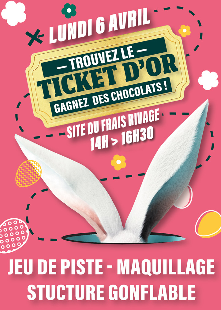 Trouvez le ticket d’or, gagnez les chocolats