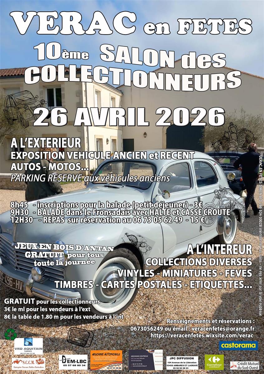 10ième Salon des collectionneurs à Vérac (33).
