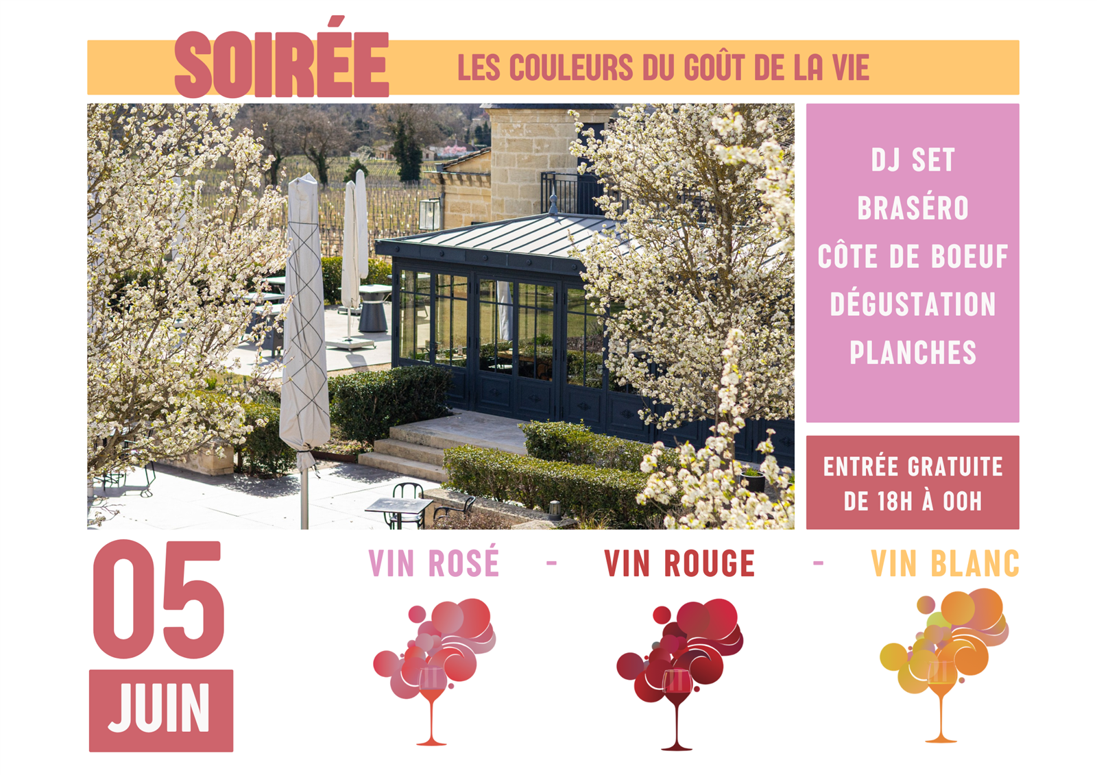 Soirée Les Couleurs du Goût de la Vie au Châte ...