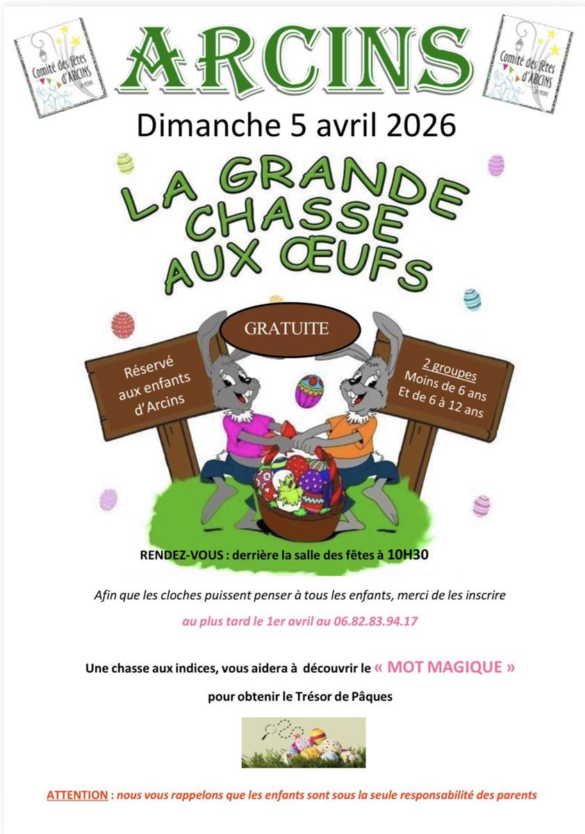 Chasse aux oeufs à Arcins