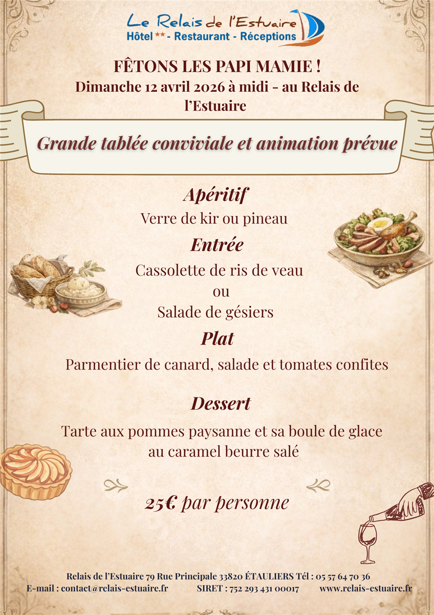 Le repas des papi & mamie