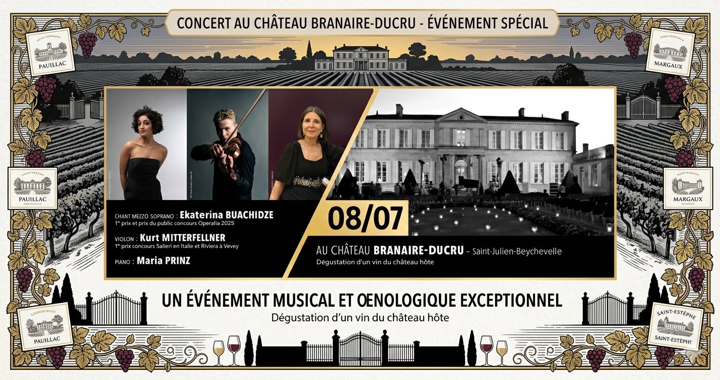 Les Estivales de Musique en Médoc au Château B ...