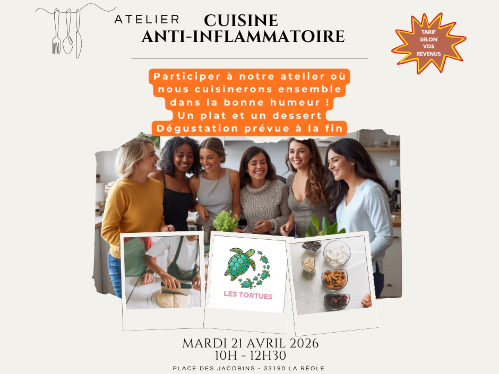 Atelier cuisine anti inflammatoire
