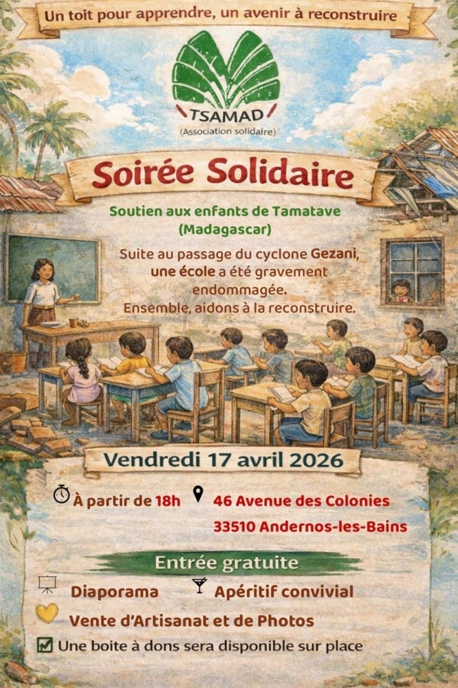 Soirée solidarité Madagascar
