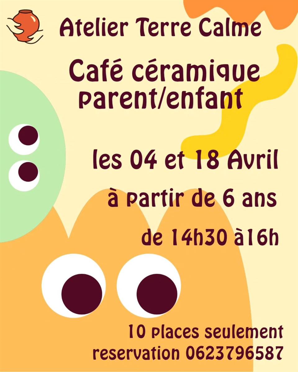 Café céramique parent/enfant à l'Atelier Terre ...