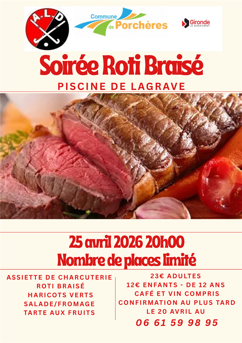 Soirée rôti braisé