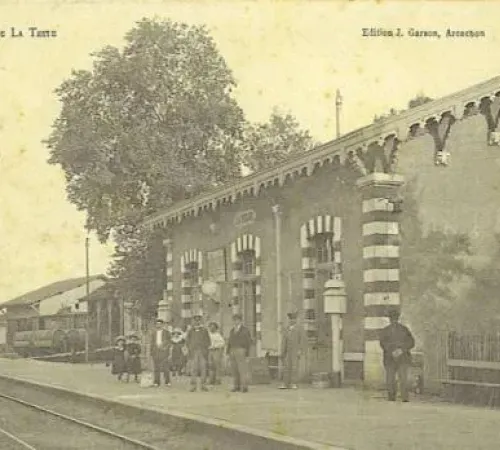 L'arrivée du train sous Napoléon III