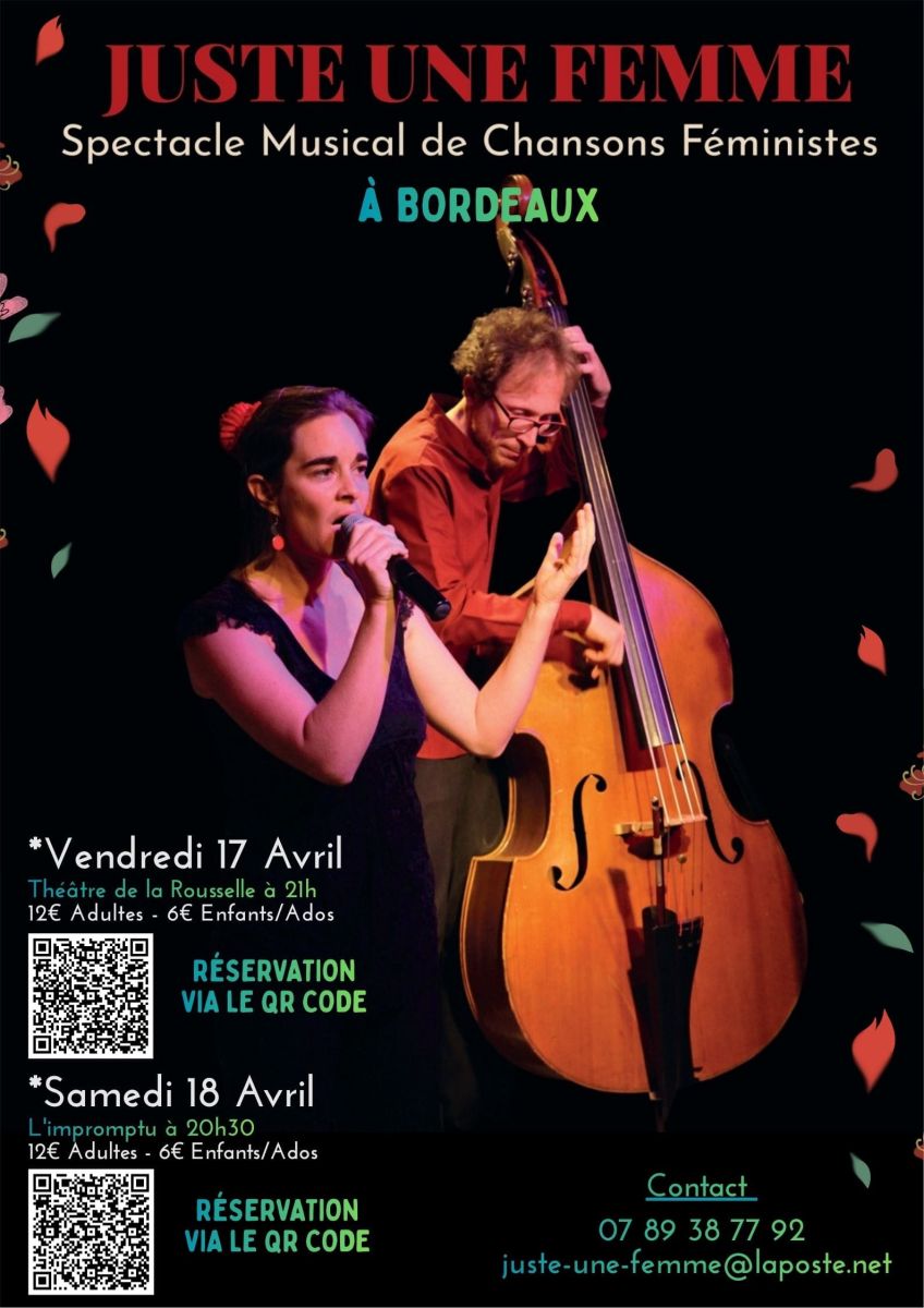 Spectacle Musical "JUSTE UNE FEMME"