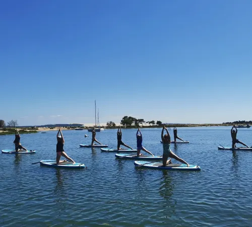 Yoga sur paddle / SUP Yoga au Cap Ferret