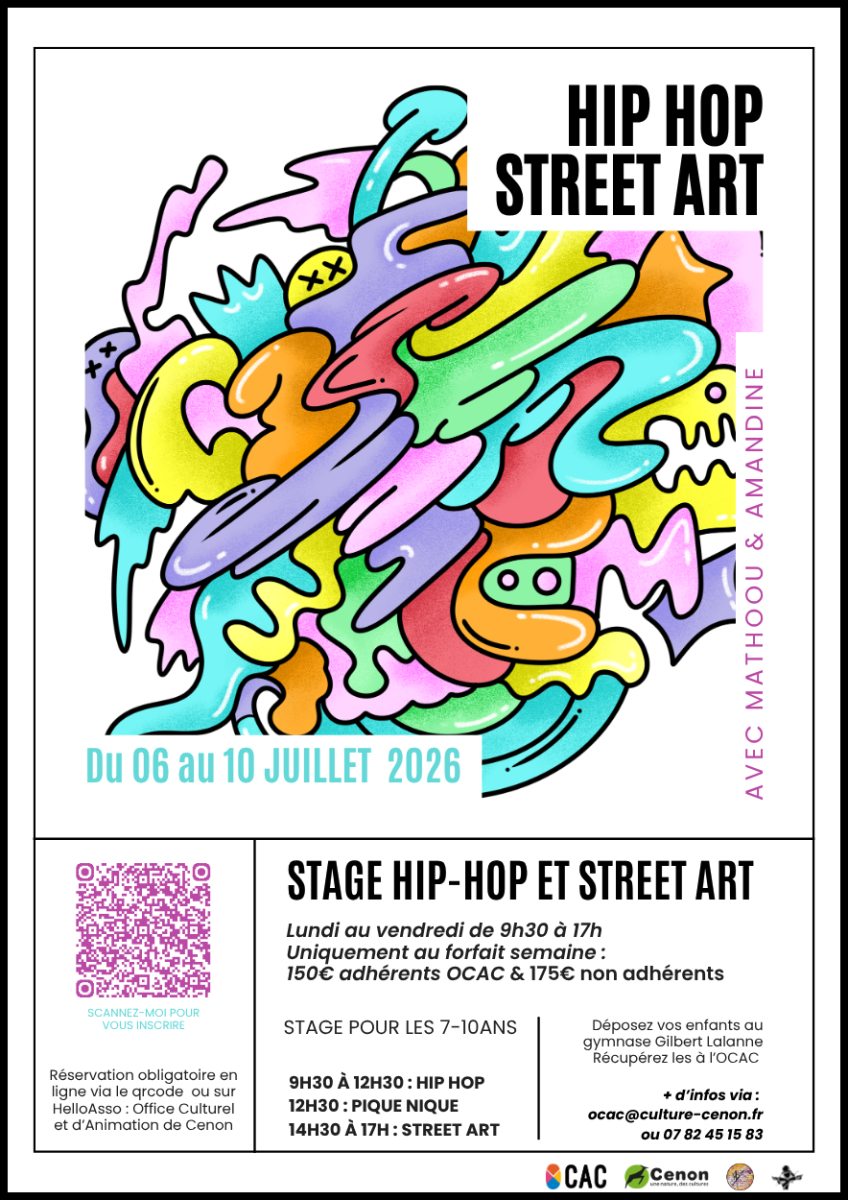 Stage de hip-hop et street art
